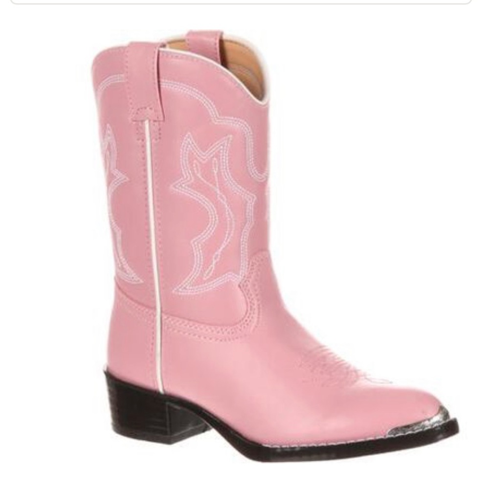 Brand NIB girls Durango Old West pink cowgirl boots sz 11D